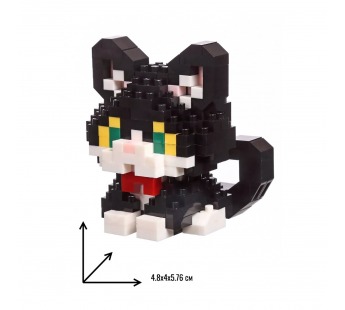 Конструктор - "Pet series" кошка (1) (black/white) (240244)#2103416