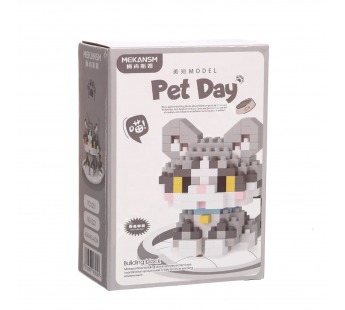 Конструктор - "Pet series" кошка (3) (gray/white) (240246)#2103503