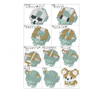 Конструктор - "Pet series" собака (1) (brown/white) (240243)#2103485