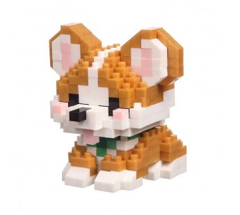 Конструктор - "Pet series" собака (1) (brown/white) (240243)#2103489