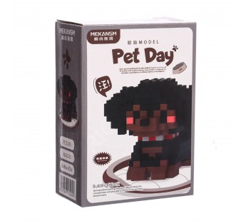 Конструктор - "Pet series" собака (2) (black/brown) (240248)#2103484
