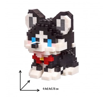 Конструктор - "Pet series" собака (3) (black/white) (240250)#2103478