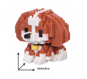 Конструктор - "Pet series" собака (4) (brown/white) (240251)#2099272