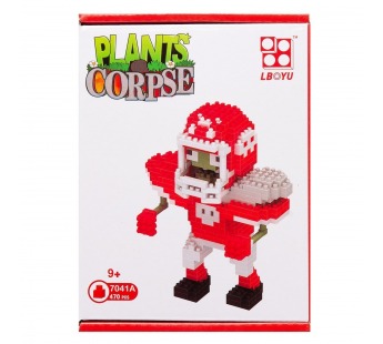 Конструктор - "PZ series" зомби (1) (red/gray) (240224)#2101943