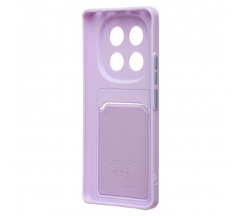 Чехол-накладка - SC337 с картхолдером для "Xiaomi Redmi Note 14 Pro 4G" (light violet) (240449)#2100670