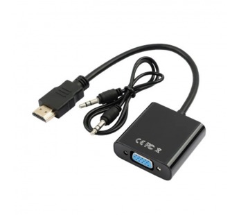 Конвертер VIXION AD29 HDMI (M) - VGA (F) (черный)#2098520
