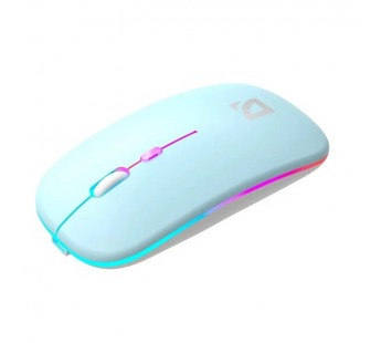 Мышь беспроводная DEFENDER Coda MB-261 голубой,2.4ГГц+BT,радуж,300мАч#2098508