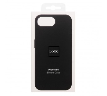 Чехол-накладка ORG Silicone Case SafeMag с анимацией для "Apple iPhone 16e" (black) (240381)#2120083