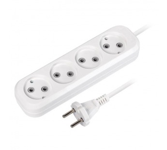 Удлинитель SMARTBUY, 4 гнезда 7 метров 10А/2,2кВт без заземления ПВС 2х1,0#2098491