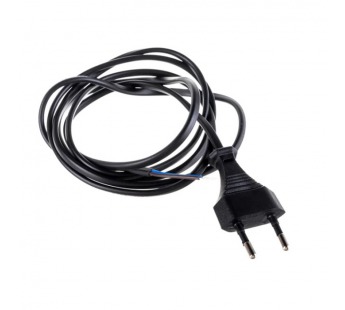 Сетевой шнур 2х0,5 мм², 1,8 м черный, шт#2099561
