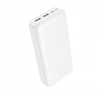 Внешний аккумулятор 20 000 mAh BOROFONE BJ78A (2USB/PD/Micro/LED инд.бат) белый#2126419