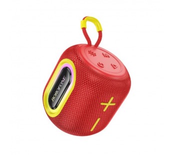 Портативная колонка BOROFONE BR39 (Bluetooth/USB/TF/AUX/3 ч/1200 mAh/10Вт) красная#2099972