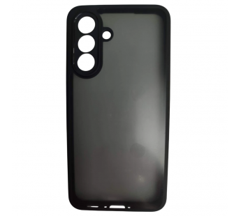 Чехол силиконовый Samsung S24 матовый с окантовкой черный#2100081