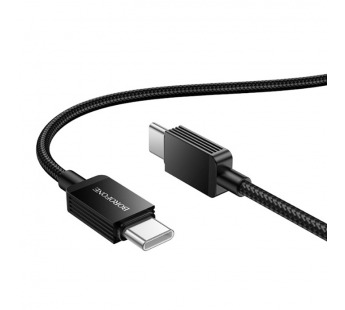 Кабель USB-C BOROFONE BX120 60W Type-c/Type-c черный 1м#2117618