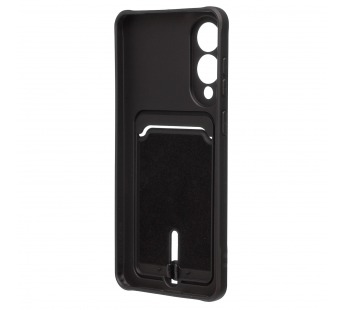 Чехол-накладка - SC304 с картхолдером для "Samsung Galaxy S25 Edge" (black) (240407)#2139769