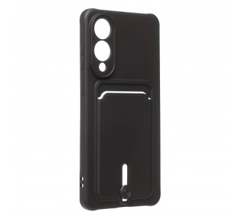 Чехол-накладка - SC304 с картхолдером для "Samsung Galaxy S25 Edge" (black) (240407)#2103508