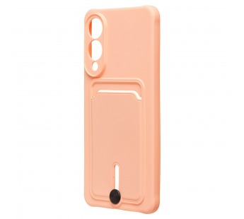 Чехол-накладка - SC304 с картхолдером для "Samsung Galaxy S25 Edge" (light pink) (240408)#2103538