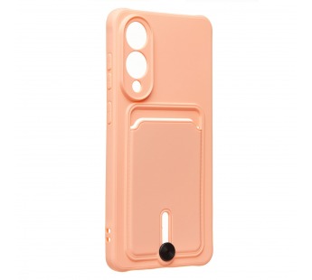 Чехол-накладка - SC304 с картхолдером для "Samsung Galaxy S25 Edge" (light pink) (240408)#2103539