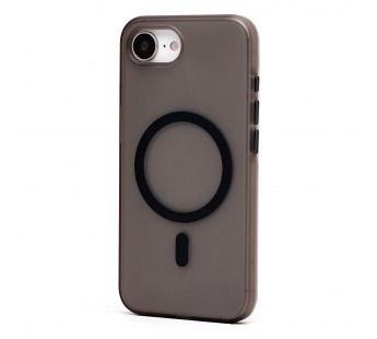 Чехол-накладка - SM038 SafeMag для "Apple iPhone 16e" (black/matte transparent) (240437)#2104207