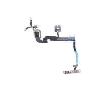 Шлейф для iPhone 11 Pro Max (A2218) на кнопку включения/микрофон/вспышку - Премиум#2108627