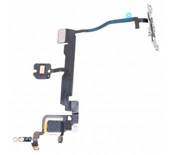 Шлейф для iPhone 11 Pro (A2215) на кнопку включения/микрофон/вспышку - Премиум#2123335