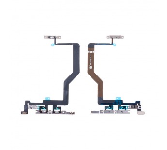 Шлейф для iPhone 12 Pro Max (A2411) на кнопку включения/кнопки громкости - Премиум#2108634