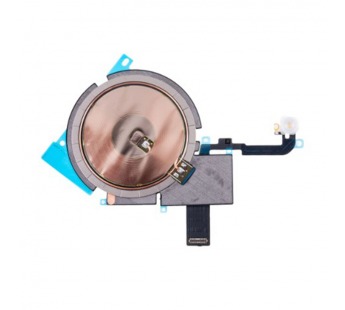 Шлейф для iPhone 15 Pro (A3102) на беспроводную зарядку/вспышку/микрофон - Премиум#2142291