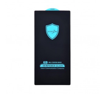 Защитное стекло 6D для Samsung S928B Galaxy S24 Ultra (черный) (VIXION)#2100335