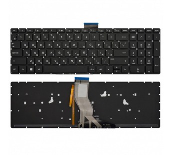 Клавиатура HP Omen 15-ax черная с подсветкой#2100882