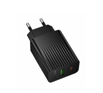 Сетевой адаптер питания BOROFONE BAS76A PD30W + QC 3.0 (черный)#2104186