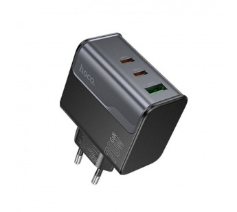 Адаптер сетевой HOCO CS75A PD 70W 2C1A (черный)#2100426