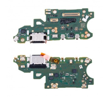 Шлейф для Huawei Honor X8c (ABR-LX1) плата на системный разъем/микрофон - Премиум#2105829