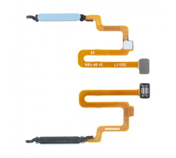 Шлейф для Xiaomi Redmi Note 11 Pro 4G/5G/Poco X4 Pro 5G (2201116TG/2201116SG/2201116PG) сканер отпечатка пальцев Голубой#2103967