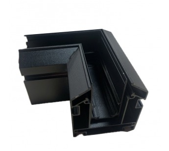 Соединитель угловой SLIM горизонтальный для профиля-держателя под натяжной потолок (черный), шт#2101514