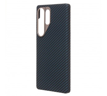 Чехол-накладка Cellis SM009 POSH KEVLAR SafeMag для "Samsung Galaxy S25 Ultra" (dark blue) (240108)#2103278