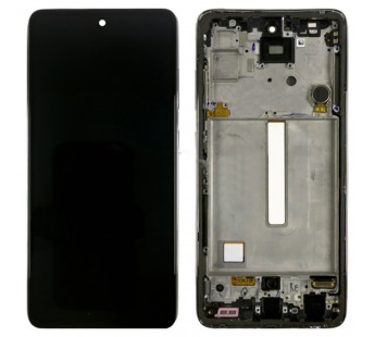 Дисплей для Samsung Galaxy A52/A52 5G/A52s 5G (A525F/A526B/A528B) модуль с рамкой Черный - OR Ref. (SP)#2104456