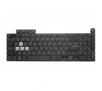 Клавиатура для Asus TUF Gaming F17 FX707V черная с RGB подсветкой#2102452