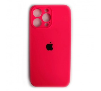 Чехол силиконовый Silicone Case ORG iPhone 14 Pro Max (защита камеры) фуксия (09)#2102696