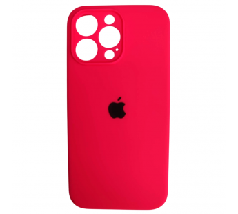 Чехол силиконовый Silicone Case ORG iPhone 14 Pro Max (защита камеры) фуксия (09)#2133900