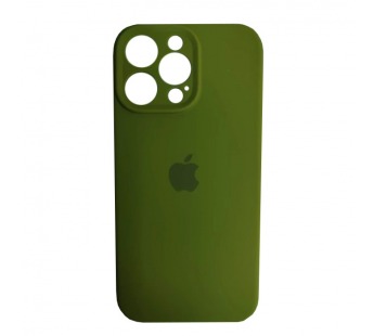 Чехол силиконовый Silicone Case ORG iPhone 14 Pro Max (защита камеры) хаки (13)#2102695