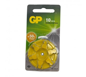 Батарейка ZA10 GP PR70 BL6/60#2102902