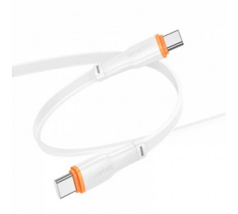 Кабель Type-C - Type-C BOROFONE BX118 (3A/60W/1m) белый#2117735