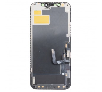 Дисплей для iPhone 12/12 Pro (A2403/A2407) в сборе с тачскрином Черный - (Hard OLED, Full HD) (с верификацией = с привязкой без ошибки)#2121666