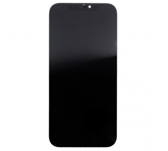 Дисплей для iPhone 12 Pro Max (A2411) в сборе с тачскрином Черный - (Hard OLED, Full HD) (с верификацией = с привязкой без ошибки)#2121387
