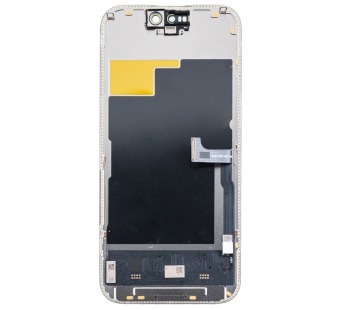 Дисплей для iPhone 15 Pro (A3102) в сборе с тачскрином Черный - (Soft OLED, Full HD, 120 Гц) (с верификацией = с привязкой без ошибки)#2121113