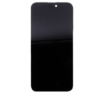 Дисплей для iPhone 15 Pro Max (A3106) в сборе с тачскрином Черный - (Soft OLED, Full HD, 120 Гц) (с верификацией = с привязкой без ошибки)#2121118