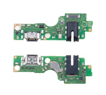 Шлейф для Infinix Hot 50 4G (X6882) плата на системный разъем/разъем гарнитуры/микрофон - Премиум#2103709