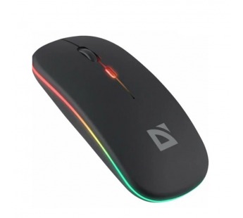Мышь беспроводная DEFENDER Coda MB-261 2.4ГГц+BT,радужн,300мАч (черный)#2104031