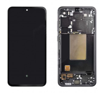 Дисплей для Samsung S721B Galaxy S24 FE в рамке + тачскрин (черный) 100%#2104407