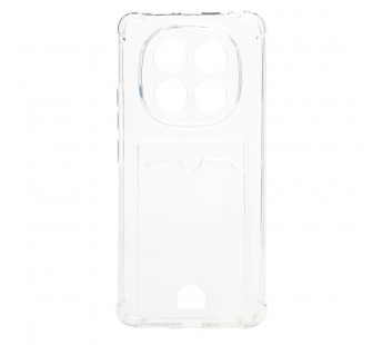 Чехол-накладка - SC276 с картхолдером для "Xiaomi Redmi Note 14 Pro 4G" (transparent) (240450)#2106559